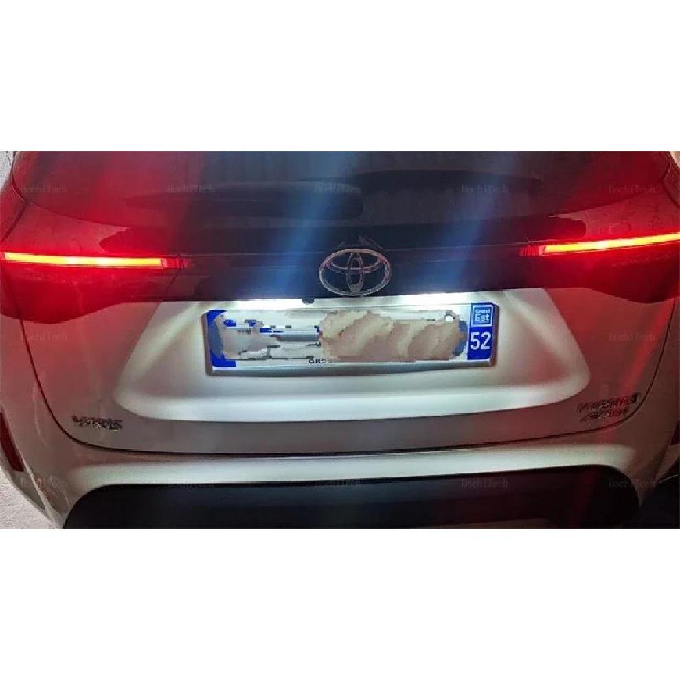Canbus White For Toyota Yaris/Vitz Camry Corolla Prius C Ractis Verso S LED Number License Plate Light 12V SMD Number Lamp For License Plate Lights 2