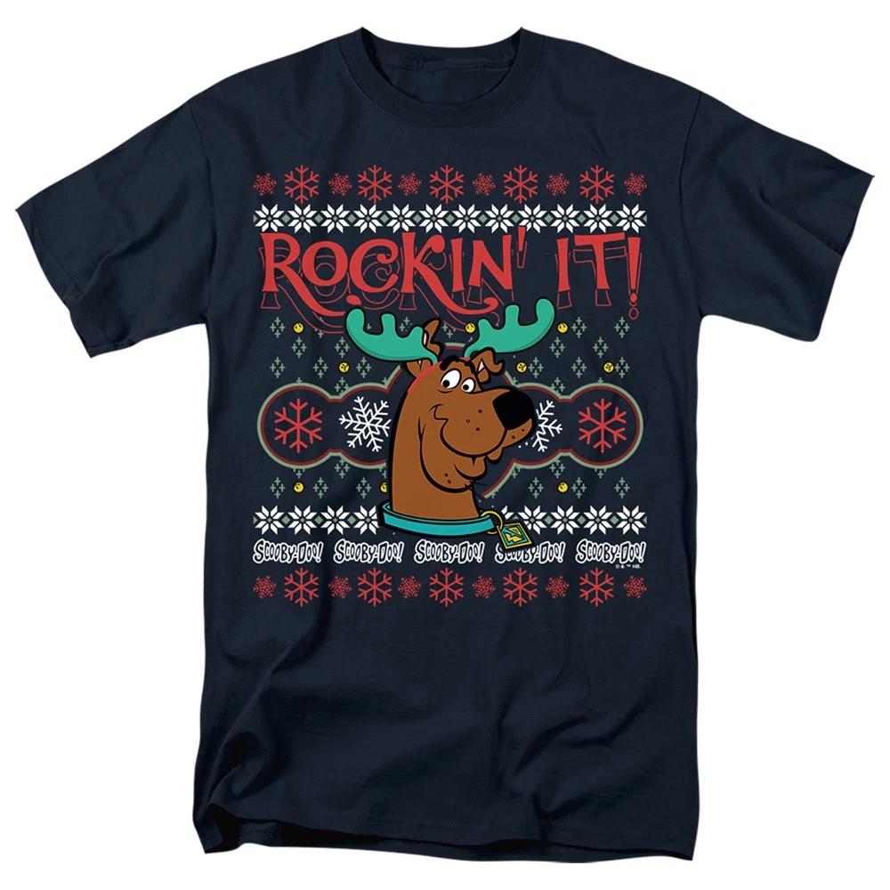 Scooby-Doo! - Rockin It Ugly Christmas - Unisex Children s T-shirt - Blue 100