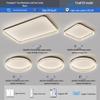 Italian Luxury Ceiling Lamp Set: 2025 Modern Atmospheric Design for Living Room
