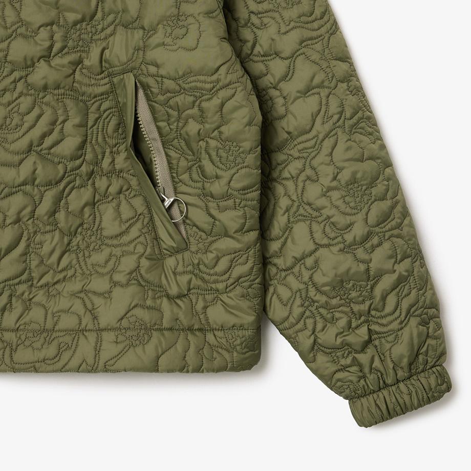 Lacoste Women's Flower Quilted Jacket BF7385-54NBMY
