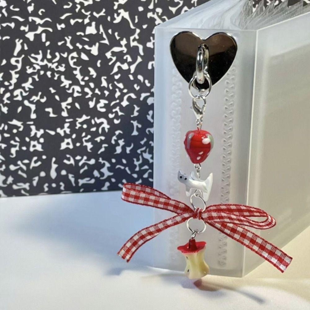 

Handmade Phone Charm Rope Cake Mobile Chain Lanyard Cute Spoon Charm
