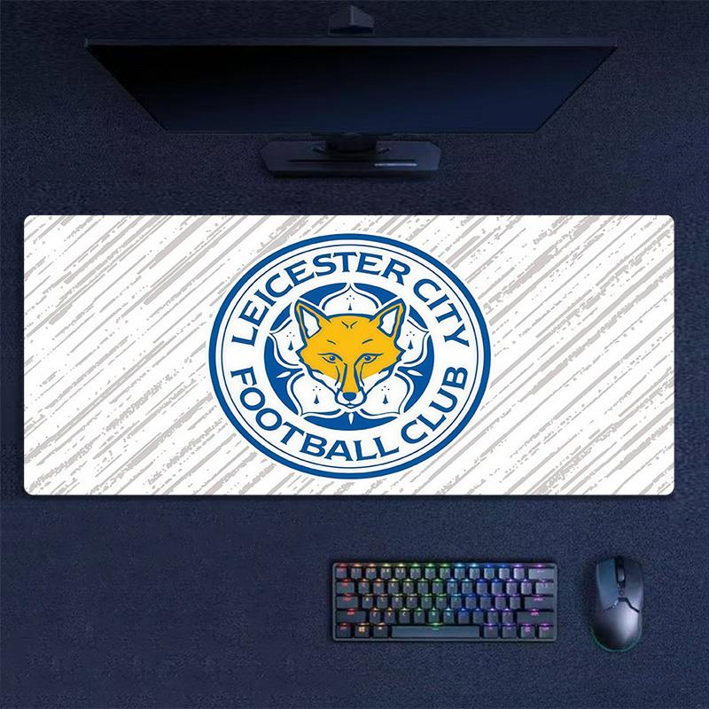 Leicester City Football Club Print  Cushion Non-slip Laptop Tablet Big Mousepad XXL Mat Mini PC Playmat With Lock edge