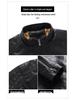 Men's Leather Motorcycle Jacket - European Size, Autumn/Winter, Warm Velvet, Casual PU Leather with Stand Collar.