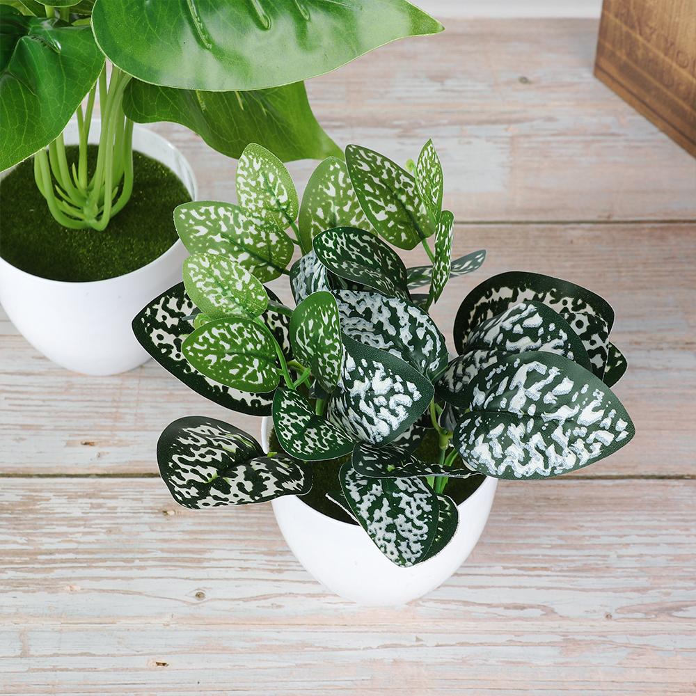 Room Home Decoration Fake Greenery Green Foliage Artificial Plants Bonsai Simulation Flowers Potted