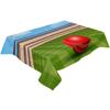 Stadion Ball Tischdecke Feiertagsdeko Wasserdichte Rechteckige Tischdecken Hochzeitsdeko Tischdecke