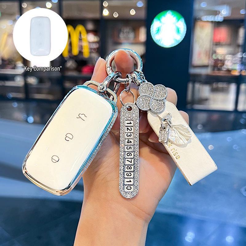 2025 Geely Galaxy E5 Key Case L6 Bag Starship 7 EMI Car L7 Shine 8 Shell Buckle