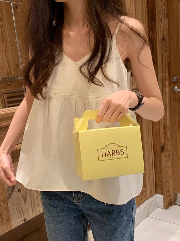 

Однотонная милая синяя одежда на бретельках, женская летняя новая дизайнерская чувственная женская утягивающая свободная универсальная верхняя одежда, топы без рукавов one size