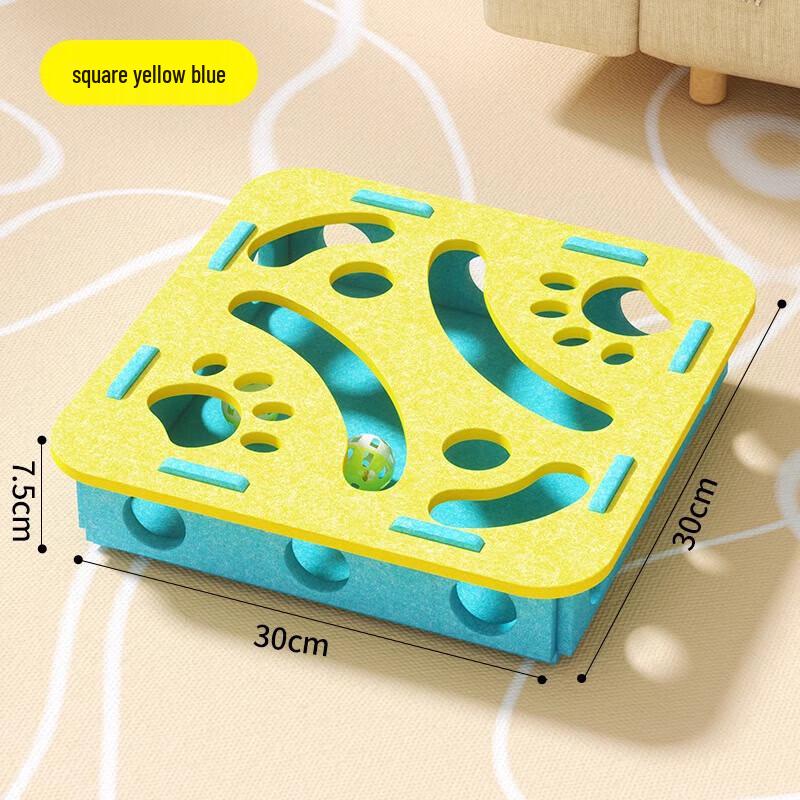 Qio Interactive Felt Cat Maze Toy