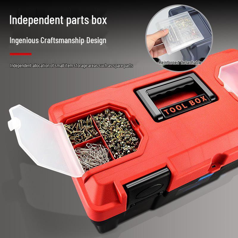 Huamao Multifunctional Handheld Plastic Storage Box for Household and Automotive Tools - Large Size