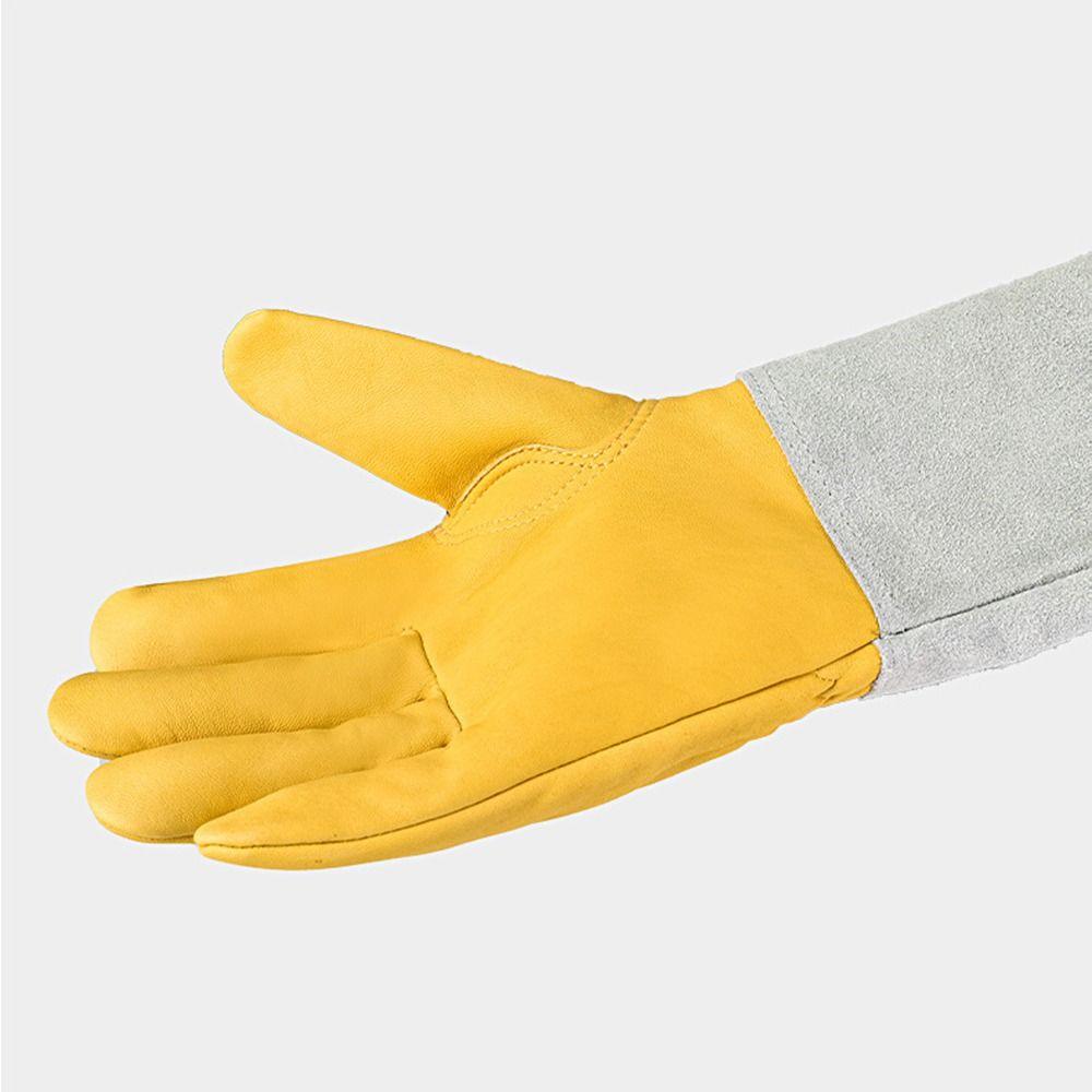 Breathable Thorn Proof Gardening Gloves Long-sleeved Rose Pruning Gloves  Outdoor