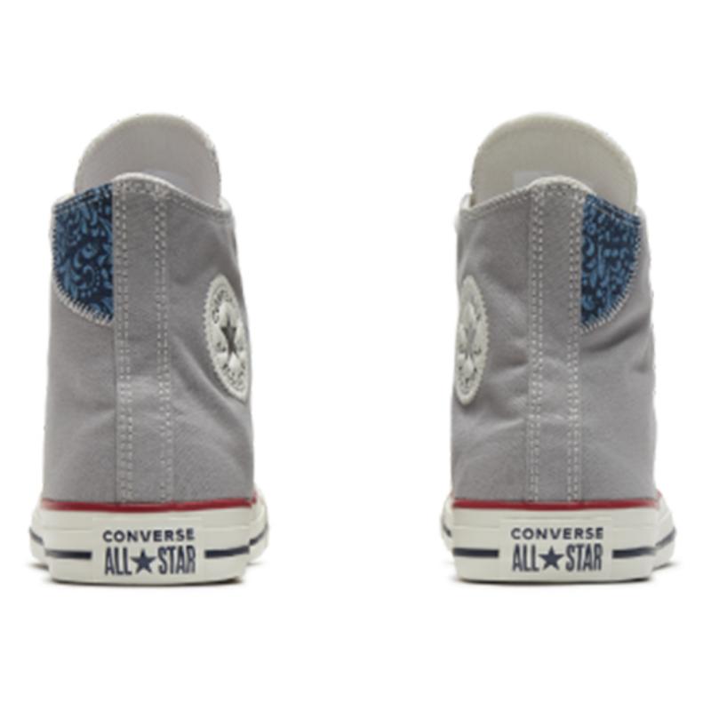 Converse Chuck Taylor All Star Vintage Casual Abrasion Wrap High Top Espadrilles Unisex Grey
