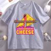 I Just Wanted My Cheese Tshirts Funny Graphic Printed Tshirt Cotton Short Sleeve Loose Tees Unisex Streetwear Comfortable