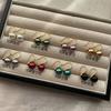 Classic Pearl Ear Hook Earrings Multi-Color Elegant Light Luxury Niche High Sense Personality Versatile Fashion Commuter Earrings
