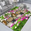 New Vintage Flower Pattern Carpet Home Decor Living Room Carpet Sofa Coffee Mat Washable Non-slip Bath Kitchen Bedroom Floor Mat