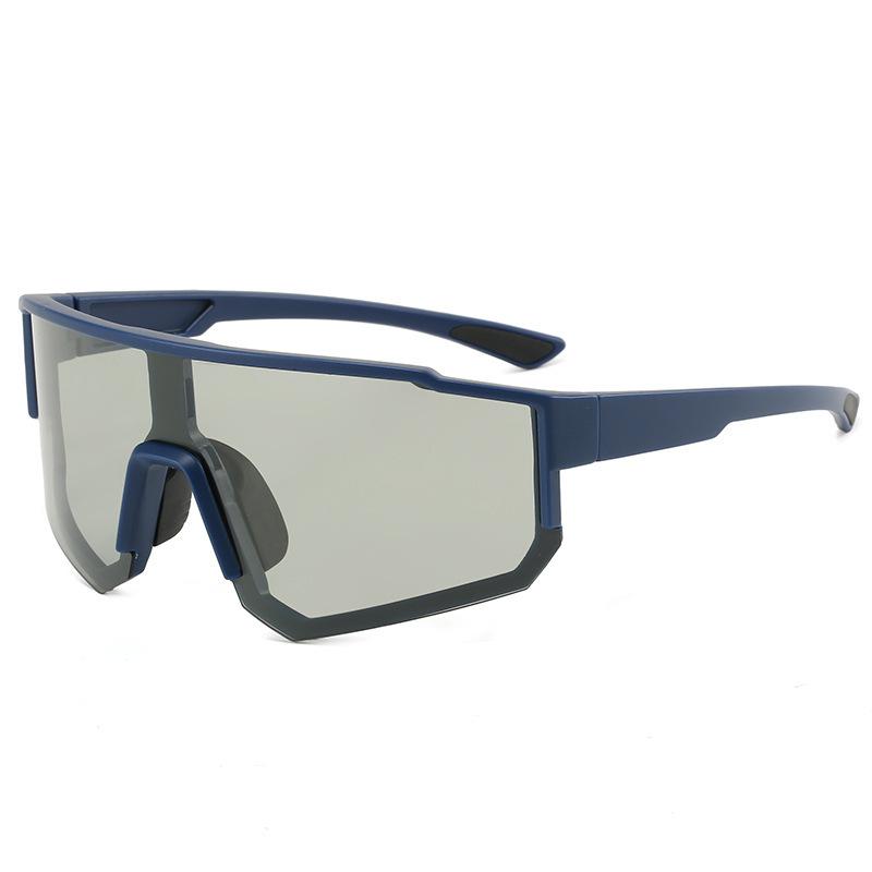 Polarized Color Changing Sunglasses TR90 Cross-border New Mountain Bike Riding UV Resistant Sports Glasses