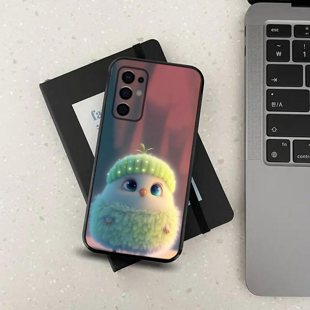 Cute Owl Phone Case For Samsung Galaxy A13,A21s,A22,A31,A32,A52,A53,A71,A80,A91 Soft Black Cover