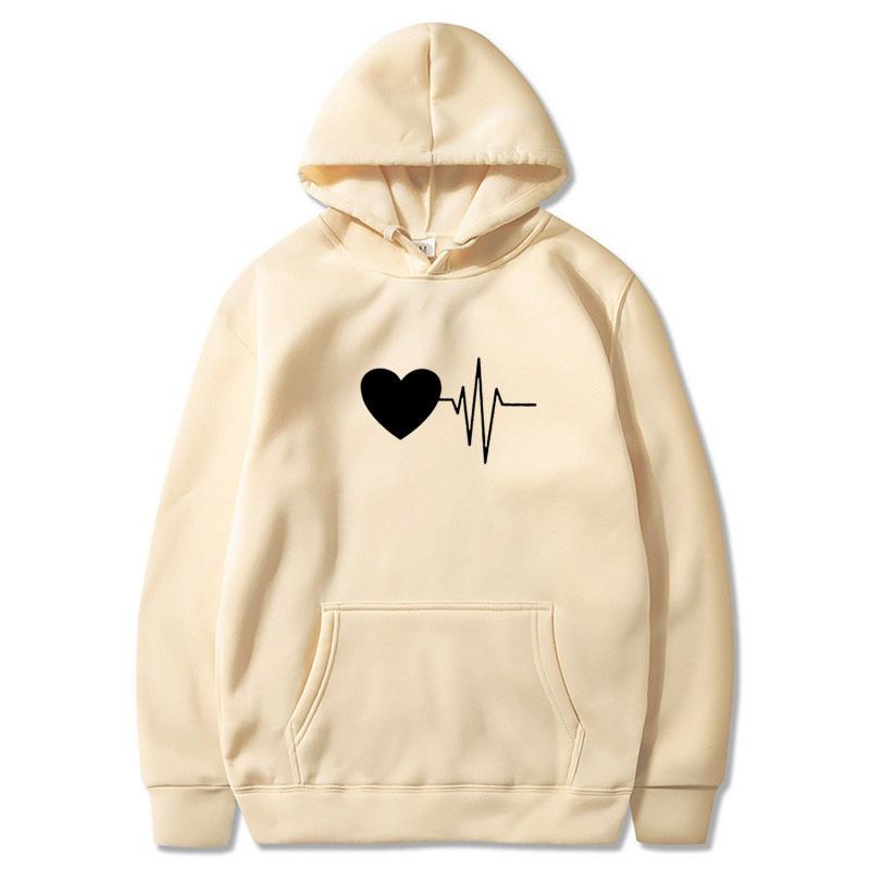 Unisex American Style Printed Hoodie - Casual Spring & Autumn Pullover Sweatshirt