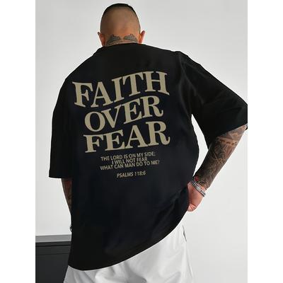 Europäische Größen Herren Sommer Kurzarm T-Shirt mit - Alphabet-Print - Lässiges Rundhals Atmungsaktives Oberteil für Heißes Wetter, Freizeitkleidung