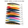 Lure bait set10Only8g11gBionic plastic bait, new fishing gear, fishing bait, fishing accessories