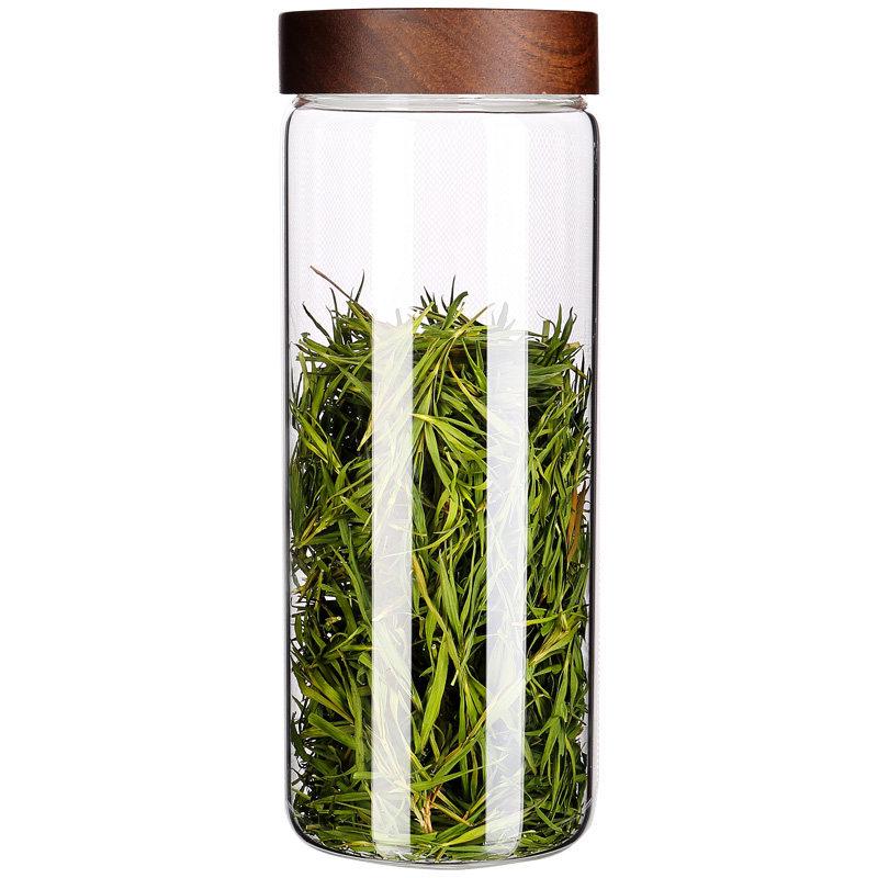 High Borosilicate Glass Tea and Food Storage Jars for Brewing and Preservation