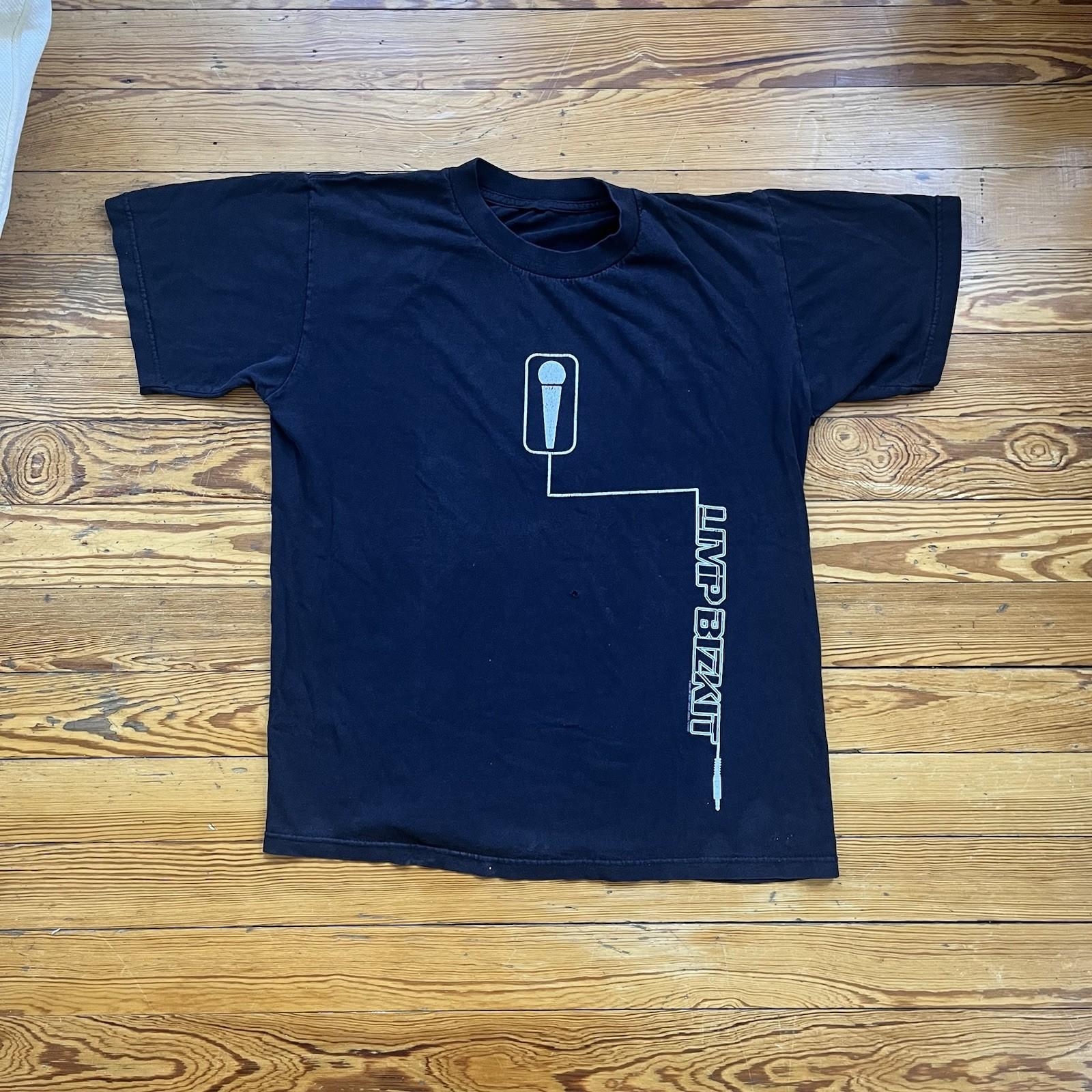 Vintage Limp Bizkit Microphone Significant Other 2000 Band Shirt Large Rare Unisex T-Shirt S