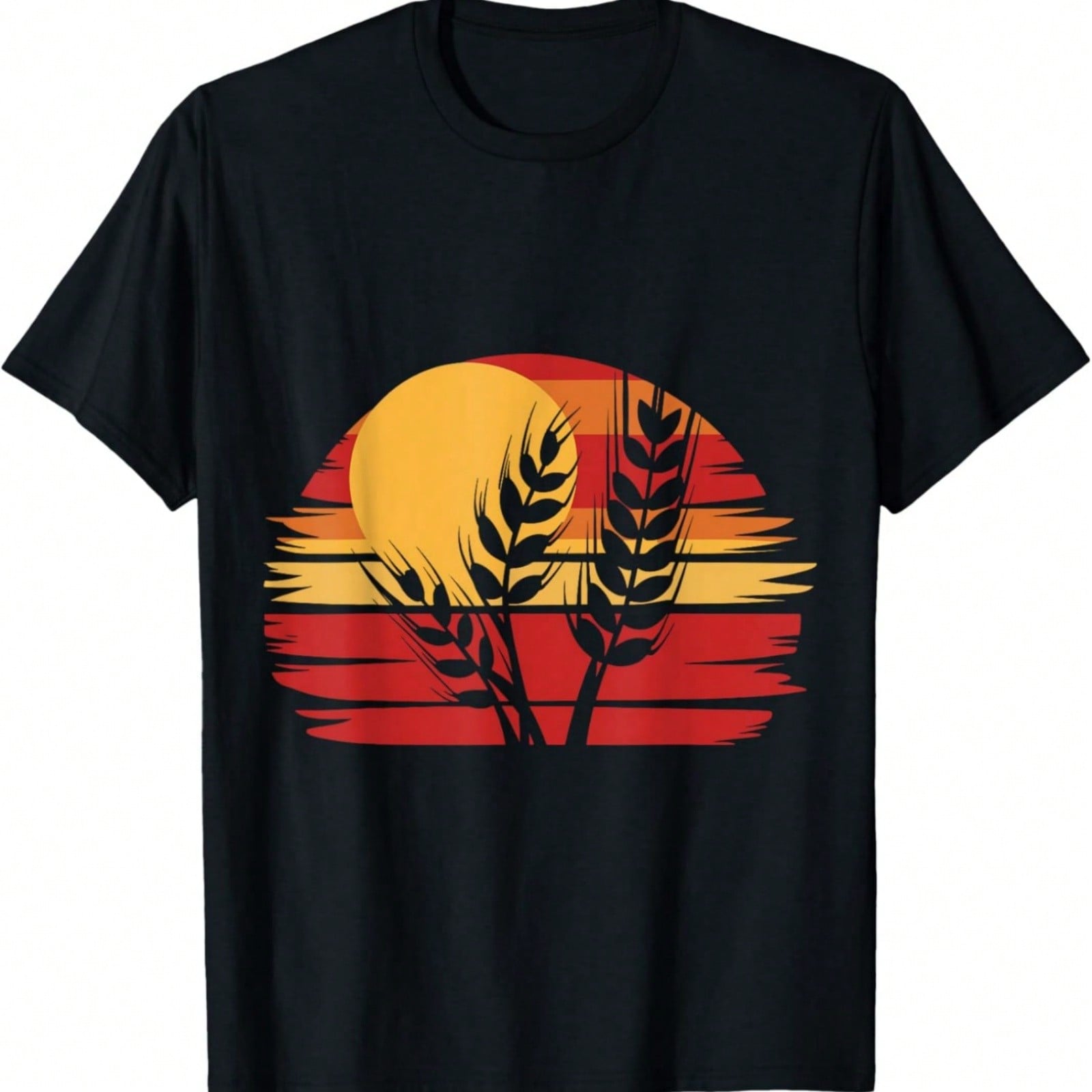 Sunset Mountain Nature Hiking Camping Outdoors Mountains T-Shirt S