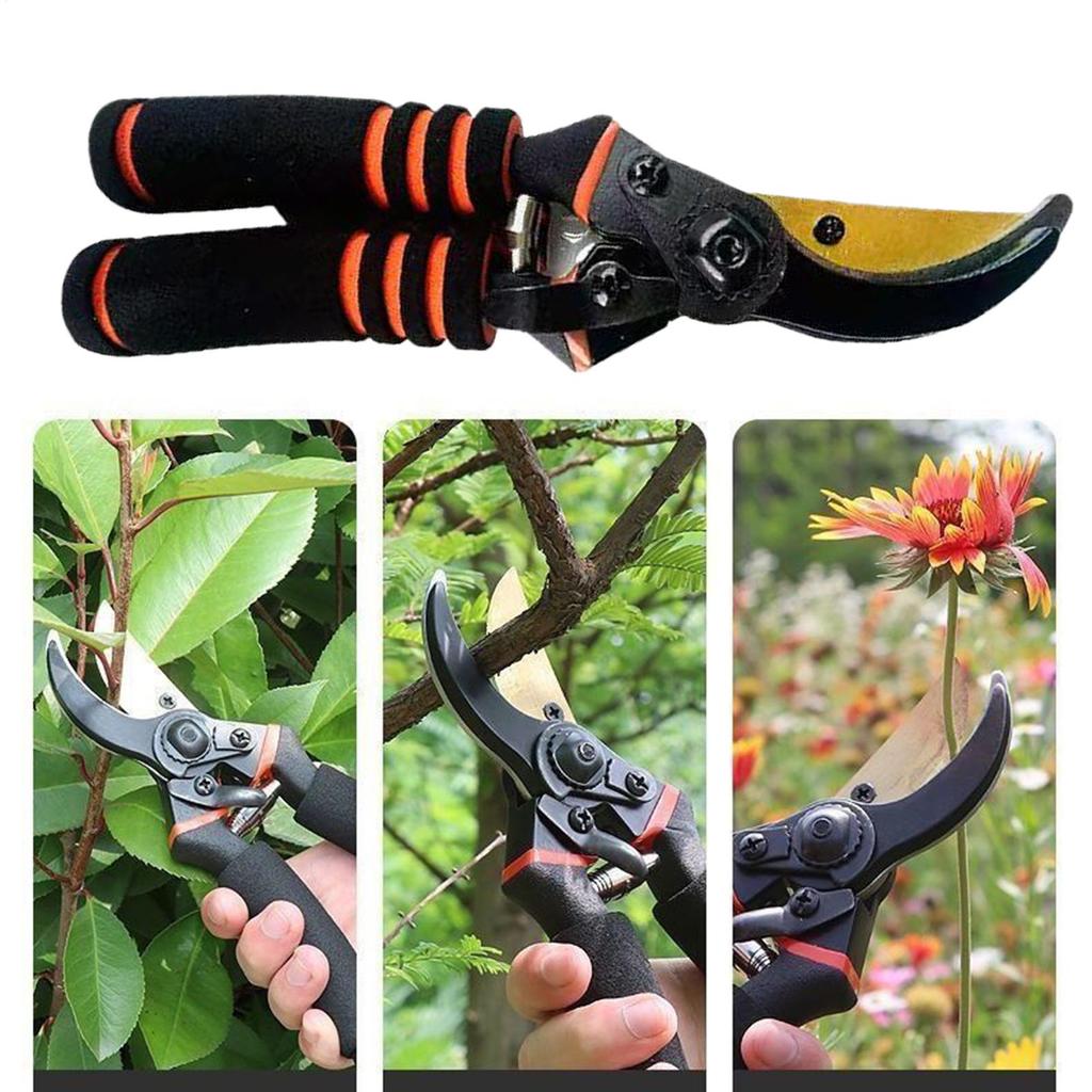 Labor-Saving Gardening Pruning Trees Cut Pruning Shears SK-5 Blade Scissors for Bonsai/Fruit Tree/Flowers/Branches Garden Pruner
