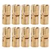 10 Pcs 12mm Hidden Brass Cylindrical Hinge 180 Degree Opening Angle Concealed Hinges for Jewelry Box Small Furniture