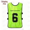 Team Training Vest with Numbers