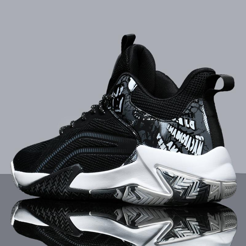 

Men s sports shoes new extra large size high top basketball shoes student sports training shoes women 38