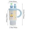Leak-proof Coffee Cup Stainless Steel Thermal Coffee Mug Fashion Insulated Water Bottle  Travel