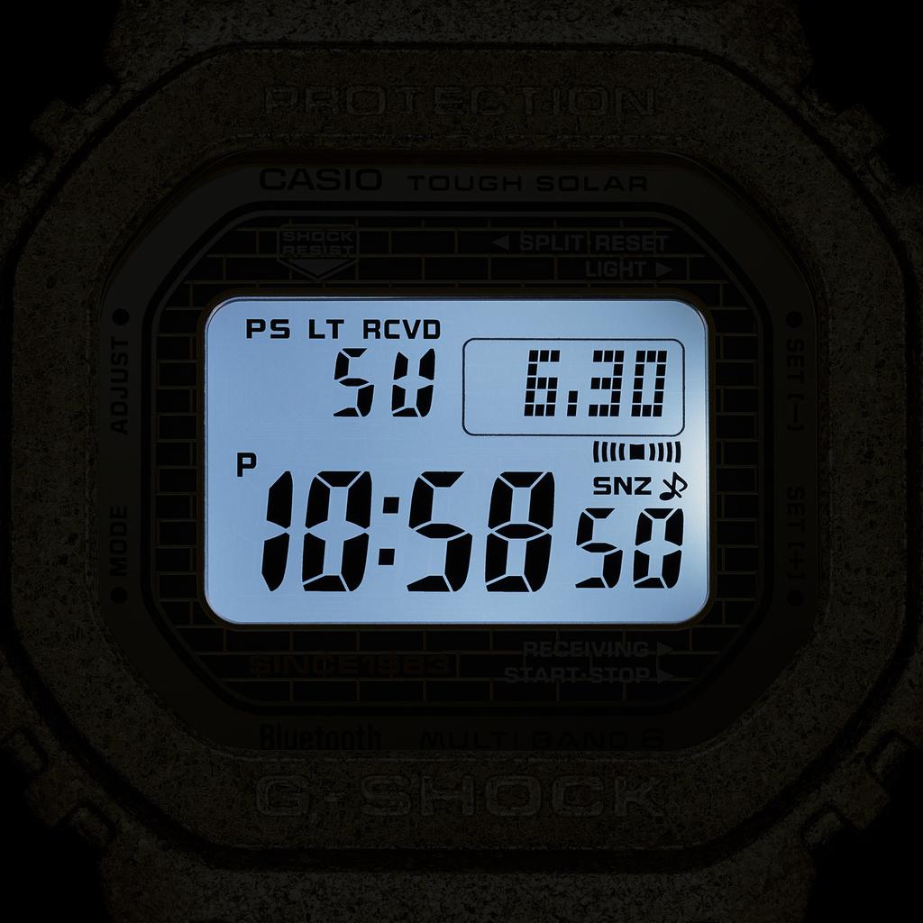 Casio G-SHOCK Men's Stainless Steel 200M Water Resistant Shock Resistant Quartz Watch GMW-B5000PG-9
