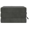 Folding Sofa Bed 75 x 63 x 45 cm Dark Grey