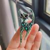 European and American Retro Rhinestone Kitten Brooch - High-End Designer Pin for Women