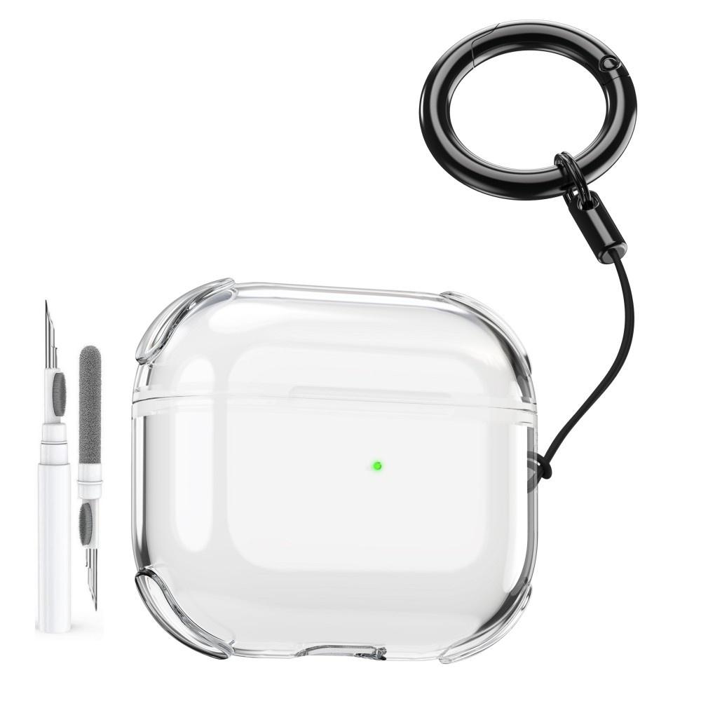 Für Airpods Pro 3 Hülle Klare Abdeckung Weiches TPU Hochtransparent Verhindert Vergilbung mit Reinigungsset für AirPods Pro 3. Generation Hülle