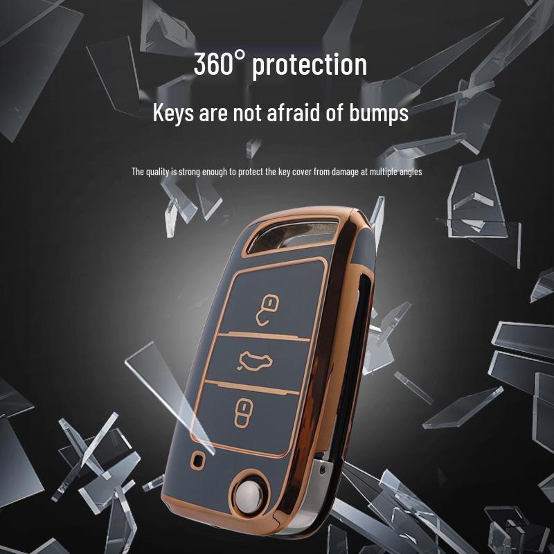 Volkswagen Passat Key Case: Fits 17, 18, and 21 Models - High-End Shell for 2017+ Passat