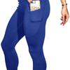 High-Waisted Yoga Leggings With Side Phone Pocket Running Workout Fitness Women