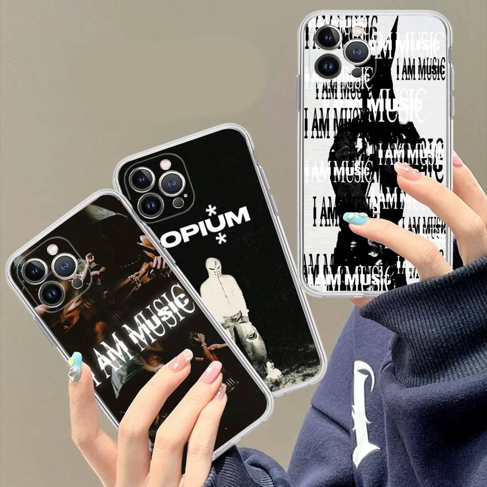 O-Opium Rap Playboi Carti For IPhone 17 16 15 14 13 12 11 Pro Max Plus Phone Case High End Silicone