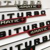 BITURBO 4MATIC+ Red Plus Car Styling Fender Emblema Emblema Autocolant Decal pentru C CLA CLS EGMS ML SLK Class W211 W203 W204 W163