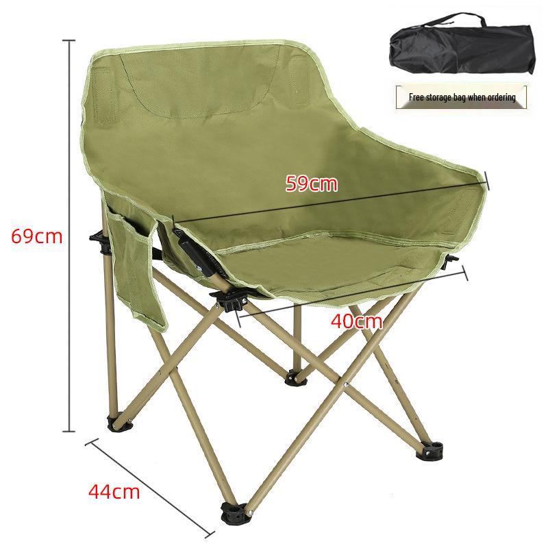 Portable High Back Outdoor Moon Chair for Camping and Beach