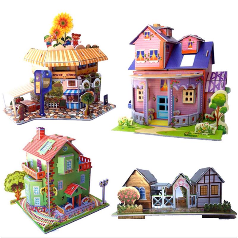 

Детская развивающая игрушка DIY 3D бумажная головоломка