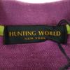 HUNTING WORLD Logo Embroidery Short Sleeve Polo Shirt S Purple Women Used