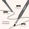 QXQY Ultra-Fine Double-Ended Waterproof Eyeliner: One-Stroke Color, No Smudge, Long-Lasting Pencil