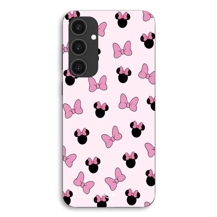 Coque Pour Samsung Galaxy S23 FE Minnie noeud fond rose Maniacase