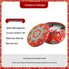 Ethnic Style Aromatherapy Candle Gift Set with Tinplate Dried Flowers