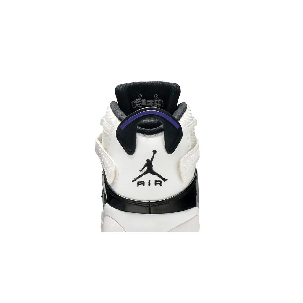 Air Jordan 6 Rings 'Concord' (Unisex) White / Black-Dark Concord Vintage Basketball Shoes 322992 104