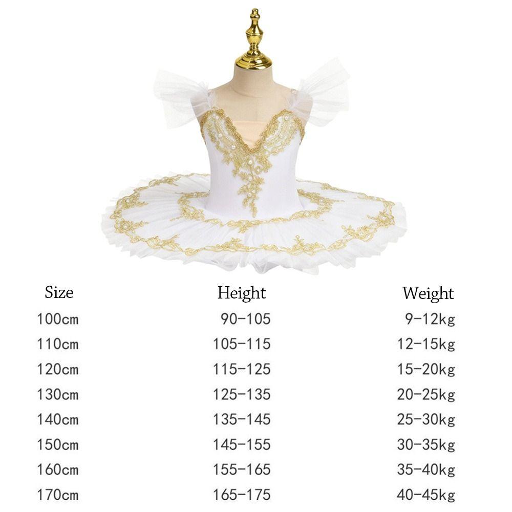 Perlové dětské baletní šaty Moderní oblečení na vystoupení Módní princeznovské šaty Děti Dívky