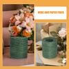 1 Roll Flower Binding Wire Army Flexible Rustic Wire for Wrapping Flower Bouquets Waterproof Gift Wrap Rope