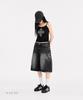 Eonyujeulaeb Crosspatch String Sleeveless Top (Black)
