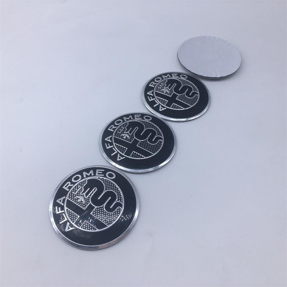 2026 Horká nálepka 20ks 40mm 50mm 56mm 60mm 6barev Pro Alfa Romeo Giulia Giulietta MITO Stelvio GT Znak na auto Krytky středů kol
